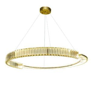 Luxury Ring Hanging Lights Gold Color