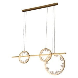 Luxury 3 Head Hanging Light Gold Color