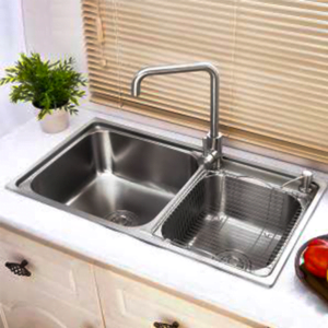 Kitchen Sink Double Bowl Chrome Color