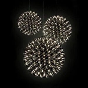 Ball Firework Pendent Lamp Silver Color