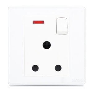 1 Gang Switched Socket With Indicator 250V