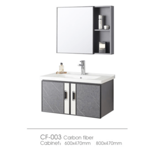 Vanity Bathroom Cabinet Grey Color