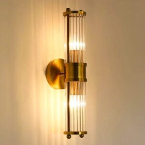 Luxury 2 Light Wall Lamp Gold Color
