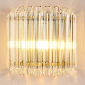 Luxury Tube Type Wall Lamp Gold Color