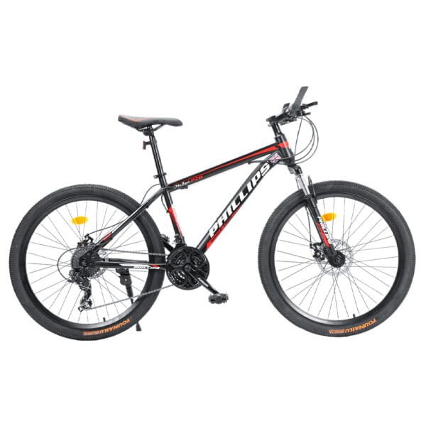 Bicycle 26Inch 21Speed Mountain Bike Black Red