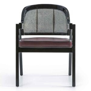Wicker Chair Black Color