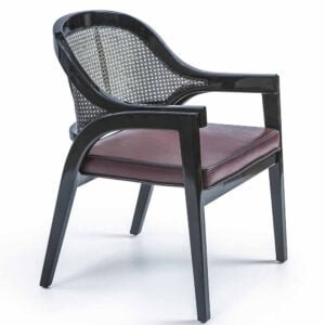 Wicker Chair Black Color