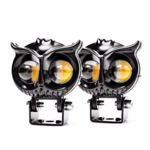 Dual-Color-LED-Spot-Light with High and Low Beam NW MT67-BLK