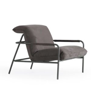 GAMMA Armchair with Metal - (75x75x80)