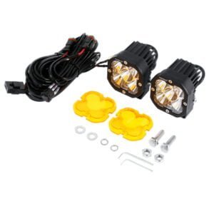 LED Pod Lights 3 Inch White And Yellow 80W 9600LM 2pcs