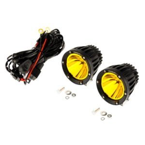 LED Spot Driving Lights Amber 4Inch With Wiring Harness-36Wx2