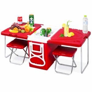 Mini Picnic Table With Cooler