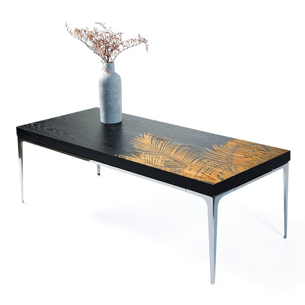 Gold Leaf Center Table