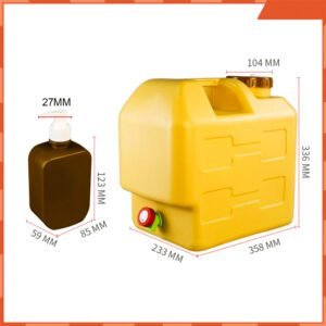 Outdoor Camping Water Tank with Sanitizer