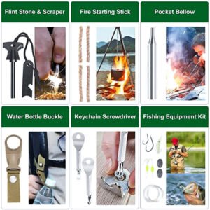 Survival Gear Kit Tool For Camping