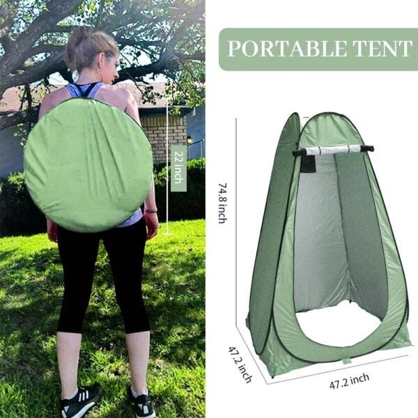 Toilet-Tent–YFT-190CT-Dark-Green