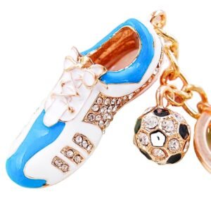 World Cup 2022 Qatar 3D Stainless Steel Sneaker Keychain Mixed Colors