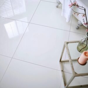 600*600 Super white polished floor tile