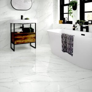 600*600 kiyara white matt finish tile