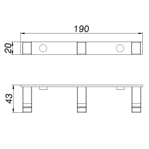 Robe Hooks 3 - G080030