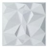 3D PVC Wall Panel Matt Silver Color