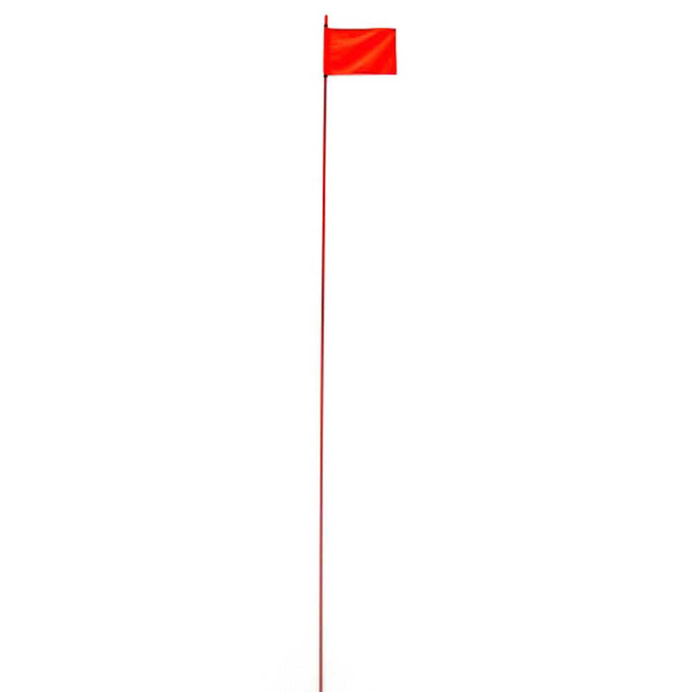 Off Road 9ft Red Flag Pole with Flag