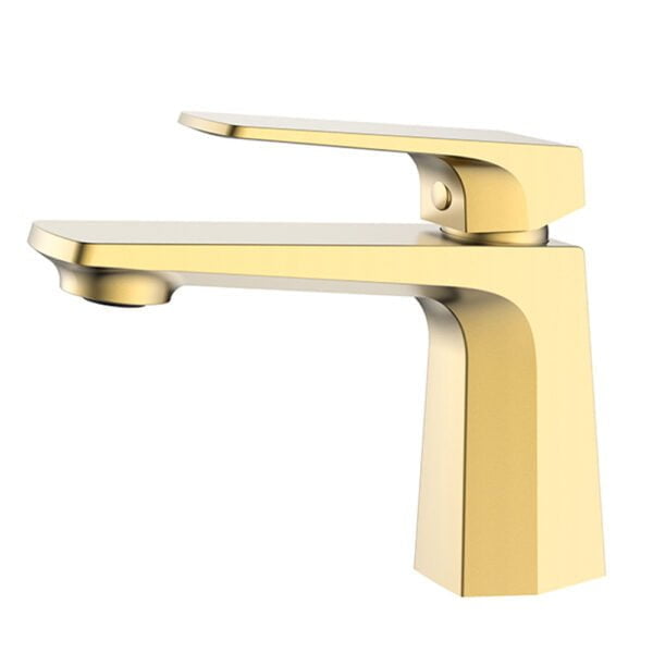 Basin Mixer Brushed Gold Color