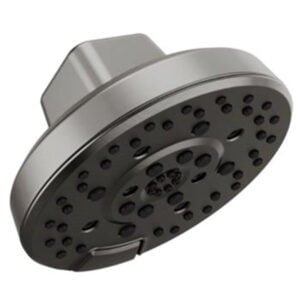 Round Multi-Function Showerhead Silver Color