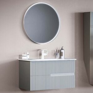Vanity Cabinet Led Plain Mirror Grey COLOR