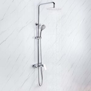 Shower Set Hot and Cold Chrome