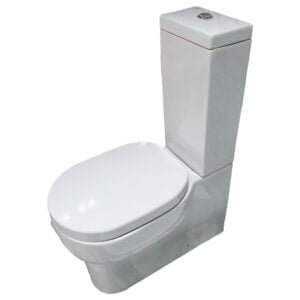 Close coupled pan COMBO White Color