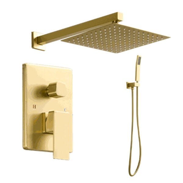 Shower Set Brushed Gold Color