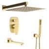 Shower Set Brushed Gold Color