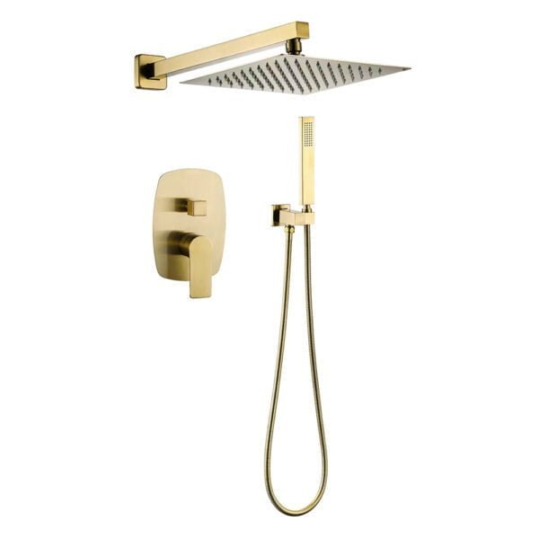 Shower Set Brushed Gold Color