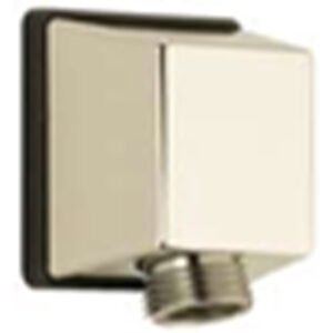 Square Wall Elbow Polished Nickel Color