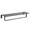 Towel Rack 2+1 Rail Chrome&Black Color