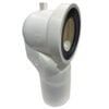 Elbow for Toilet white Color