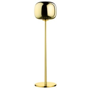 Floor Lamp Glass Ball Gold Color