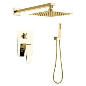 Shower Set Hot and Cold - Brushed Gold (S008A 16 30 1)