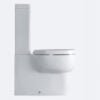 close coupled pan Toilet White Color