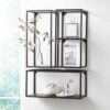 Wall Shelf Set of 3 White Color