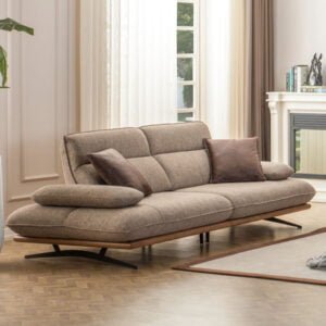 One seater sofa Brown color