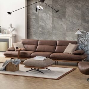 4 seater sofa Brown color