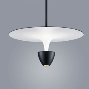 Nordic Black Flying Saucer LED Pendant Lamp - 8936P/300 (8W)