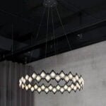 Luxury Ring Pendent Lamp Warm Color
