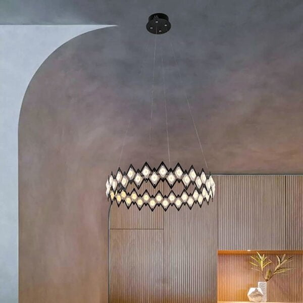 Luxury Ring Pendent Lamp Warm Color