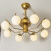 White Glass Ball Pendant Light