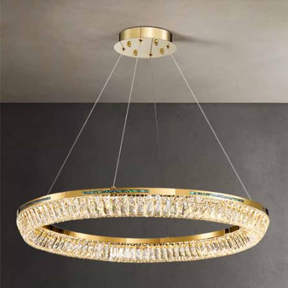 Single Ring PENDANT LAMP Gold Color