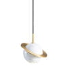 Luxury Marble Ball Pendent Lamp White Color