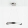 Over-Lapped Silver Circle Up-down LED Pendant Lamp